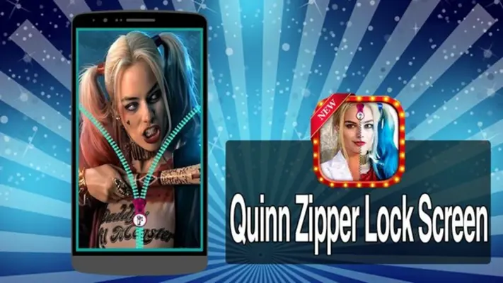 Quinn Zipper Lock Screen android App screenshot 2